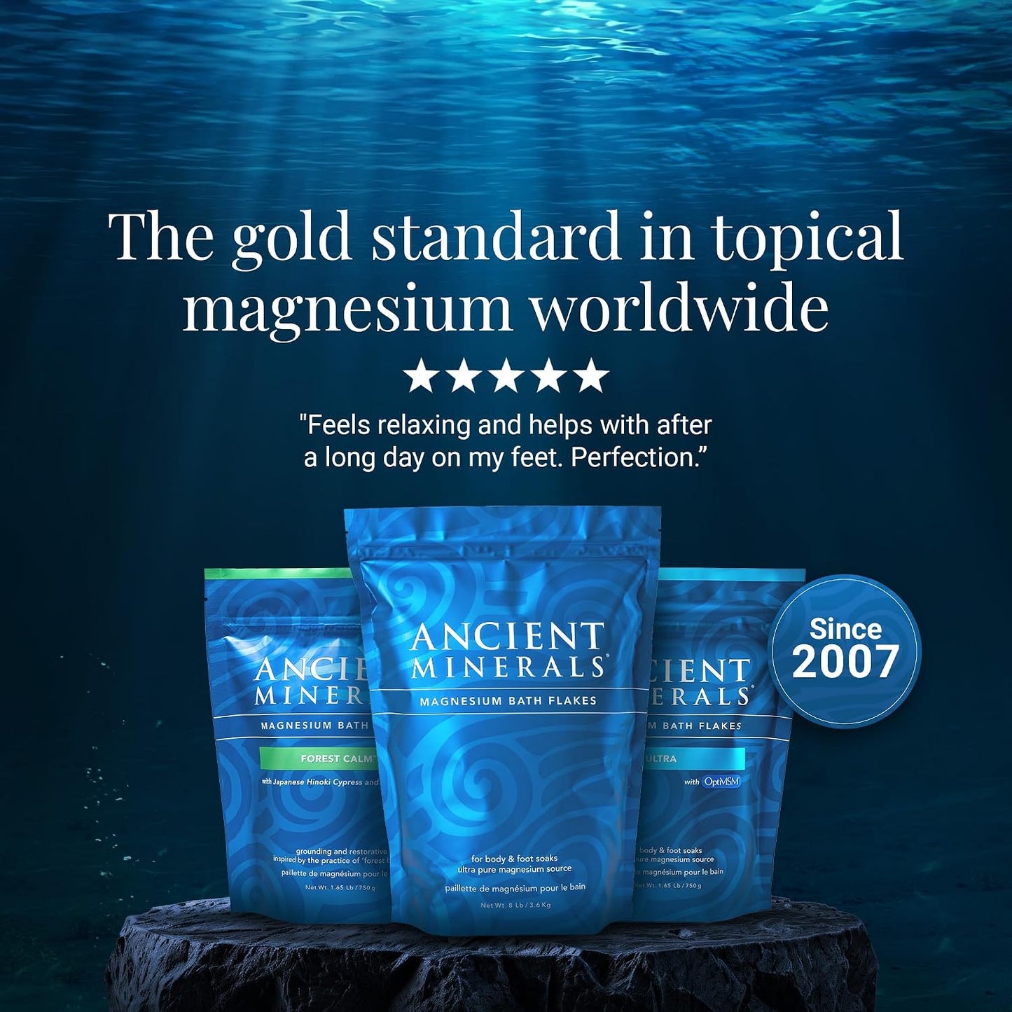 Forest Calm Magnesium Bath Flakes