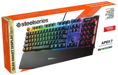 Steelseries Apex 7 TKL Mechanic Keyboards, Mechanical Gaming Keyboard