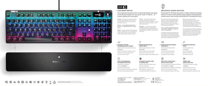 Steelseries Apex 7 TKL Mechanic Keyboards, Mechanical Gaming Keyboard