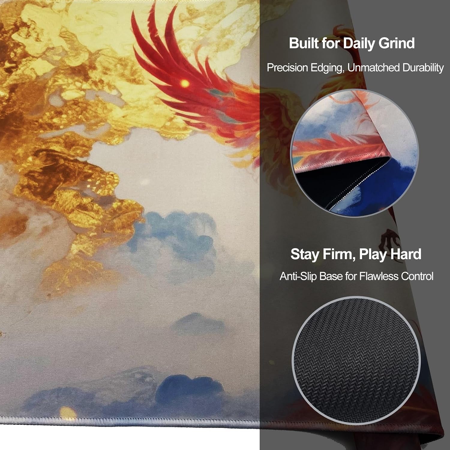XXL Gaming Mouse Pad 35.4X15.7 Professional Large Mouse Pad & Computer Game Mouse Mat-90X40 Phoenixcmh