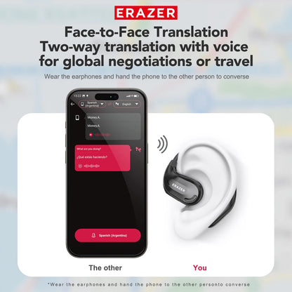 XT66PRO Bluetooth Earphones ASMR Headsets DIY APP AI Translator Earbuds Wireless Headphones 13 Hours Long Life Display
