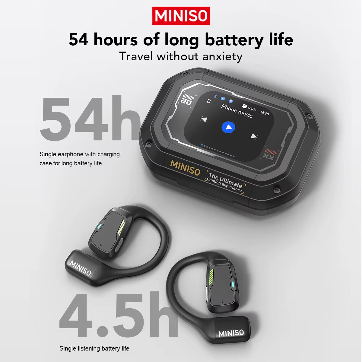 [AI Translator]  M98 Wireless Headphones OWS Sports Bluetooth Earphones Gaming Headset ASMR APP Translation Earbuds IPX5